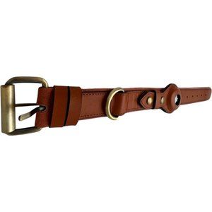 Apple AirTag Dog Collar by Nine Twenty Eight™ Leather